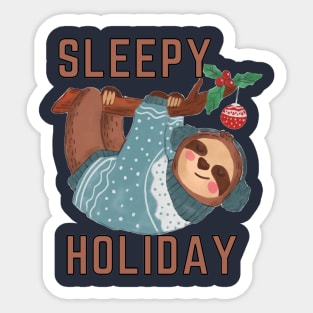 Happy winter - Sleepy holiday Sticker